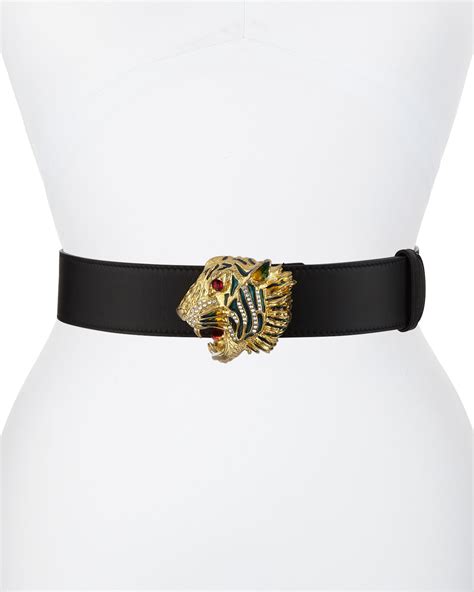 mens gucci belt silver buckle|gucci belt with tiger buckle.